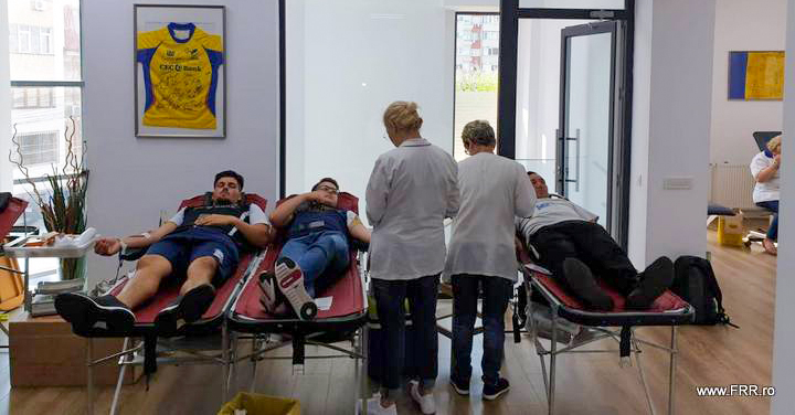 CEA DE-A TREIA CAMPANIE DE DONARE DE SANGE ORGANIZATA IN ACEST AN DE F.R.Rugby