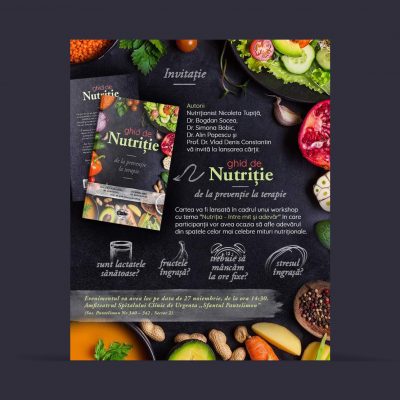 Lansare carte „Ghid de Nutriție – de la prevenție la terapie”